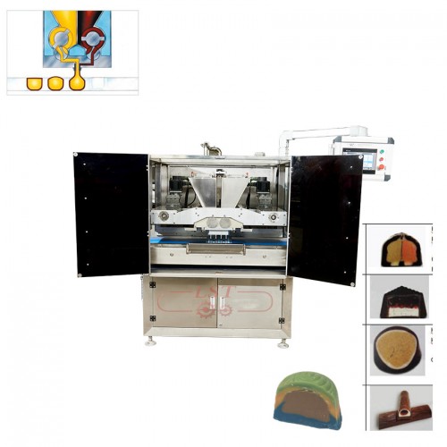 LST Full Automatic Chocolate 2D/3D One-Shot Depositor Production Line