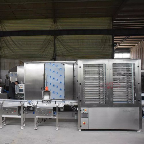 LST small vertical cooling tunnel 275mm mini chocolate molding cooling machine vertical cooler for food factory