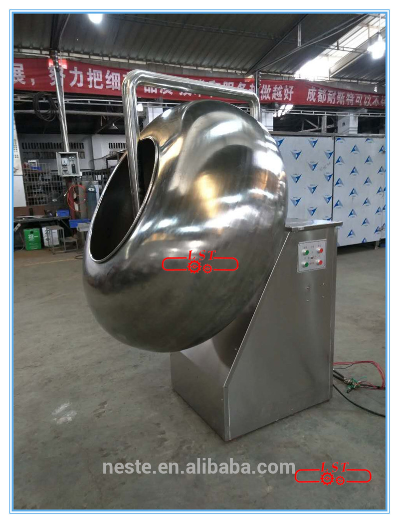 Chocolate Enrobing Equipment Chocolate Bean Sugar Peanut Coating Machine