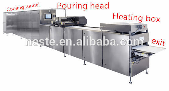 Automatic wafer biscuit coating machine chocolate stick biscuit machine production line