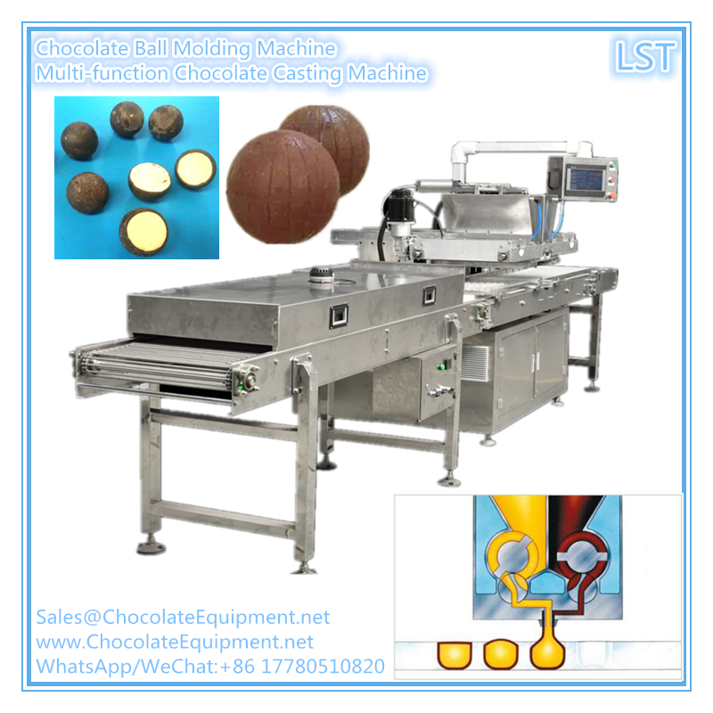 LST Chocolate Ball Making Machine Center filled chocolate ball machine