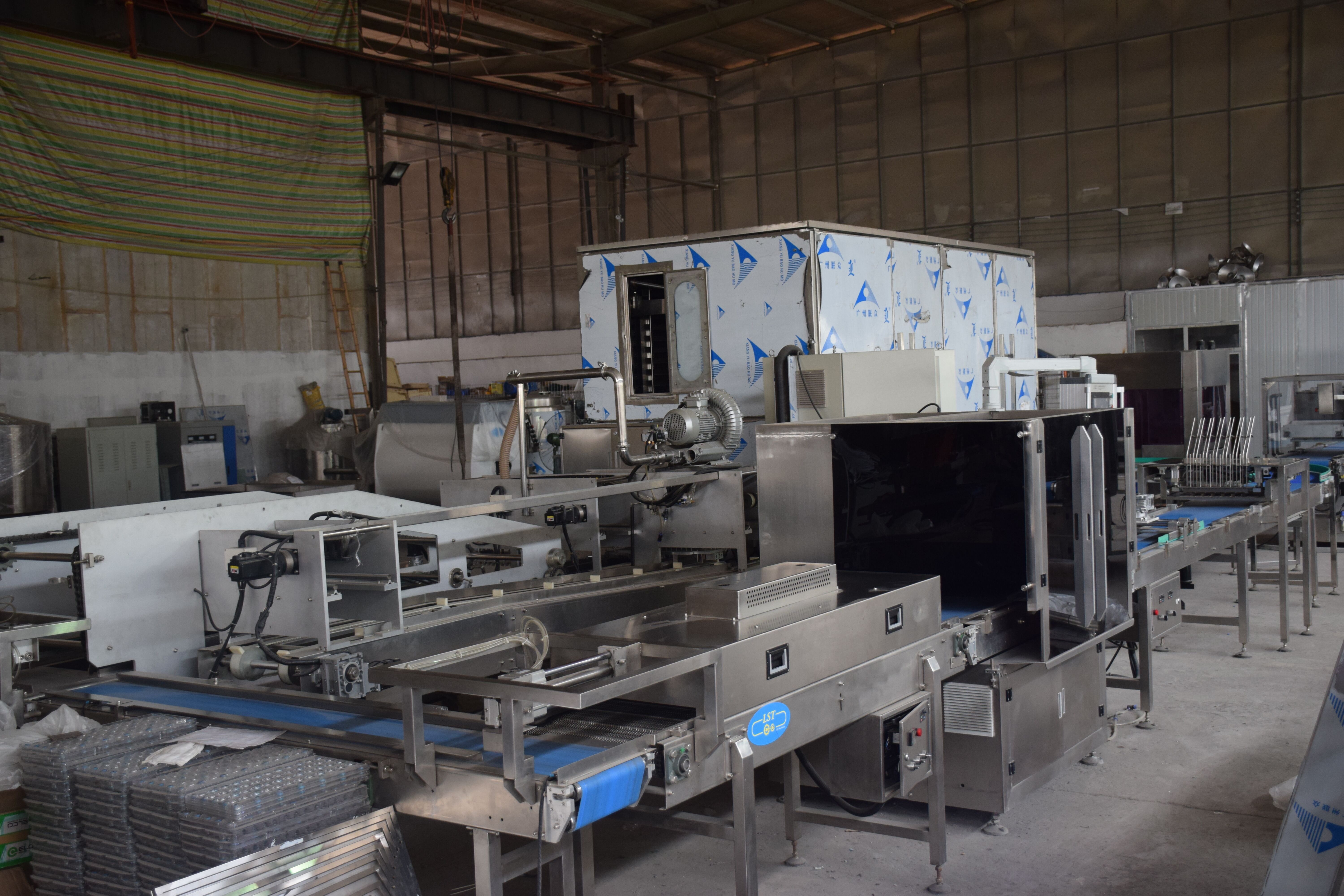 LST Quality chocolate bar making machine production line chocolate stick biscuit molding machine