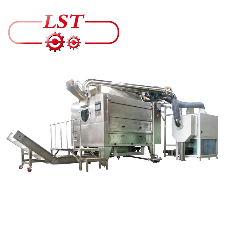 Automatic coating peanuts chocolate processing machinery small production food making machine