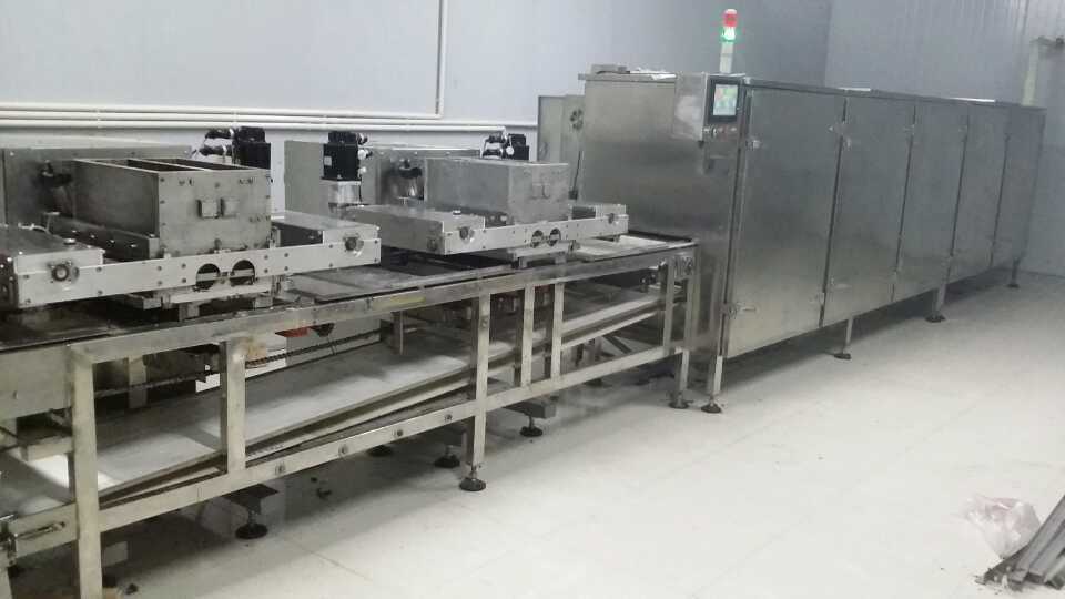 Automatic wafer biscuit coating machine chocolate stick biscuit machine production line