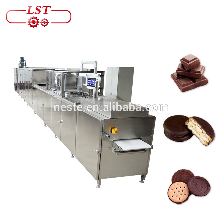 Automatic wafer biscuit coating machine chocolate stick biscuit machine production line