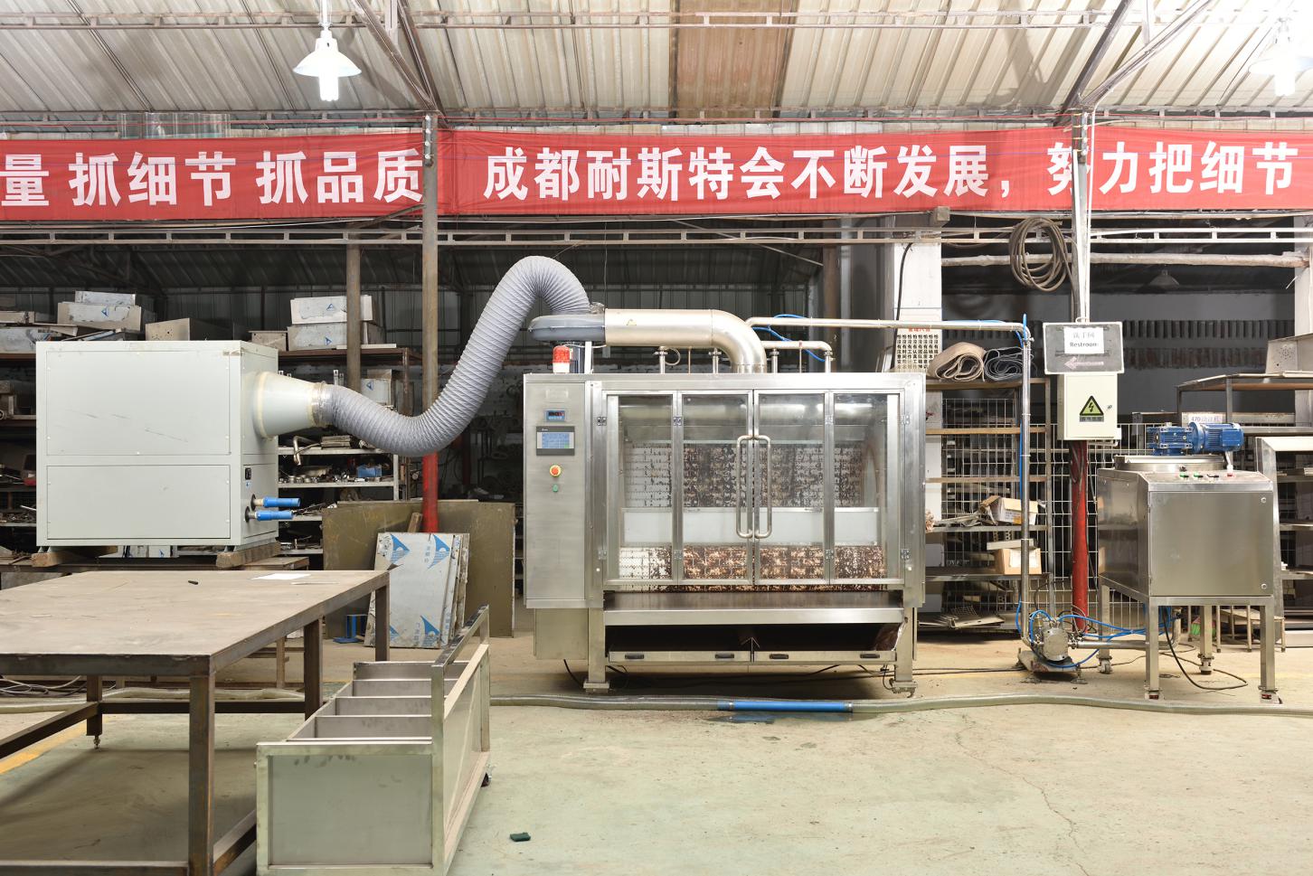 High Capacity Belt Coating Machine Chocolate Candy Polishing Machine Mixer Blender