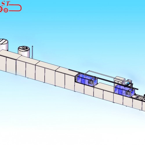 Chocolate depositing machine Line Hot chocolate molding machine for KitKat produce
