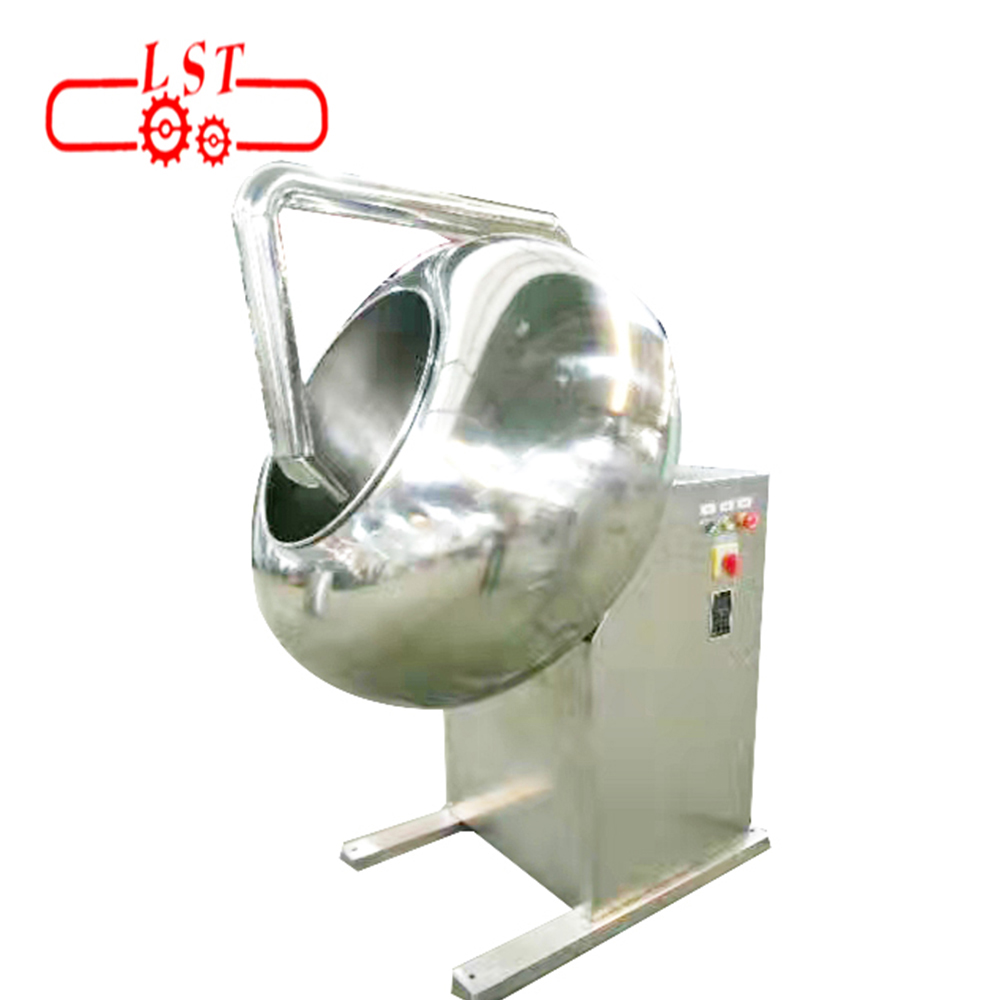 Industrial used 6-200kg/batch almond nuts sugar candy chocolate coating pan equipment