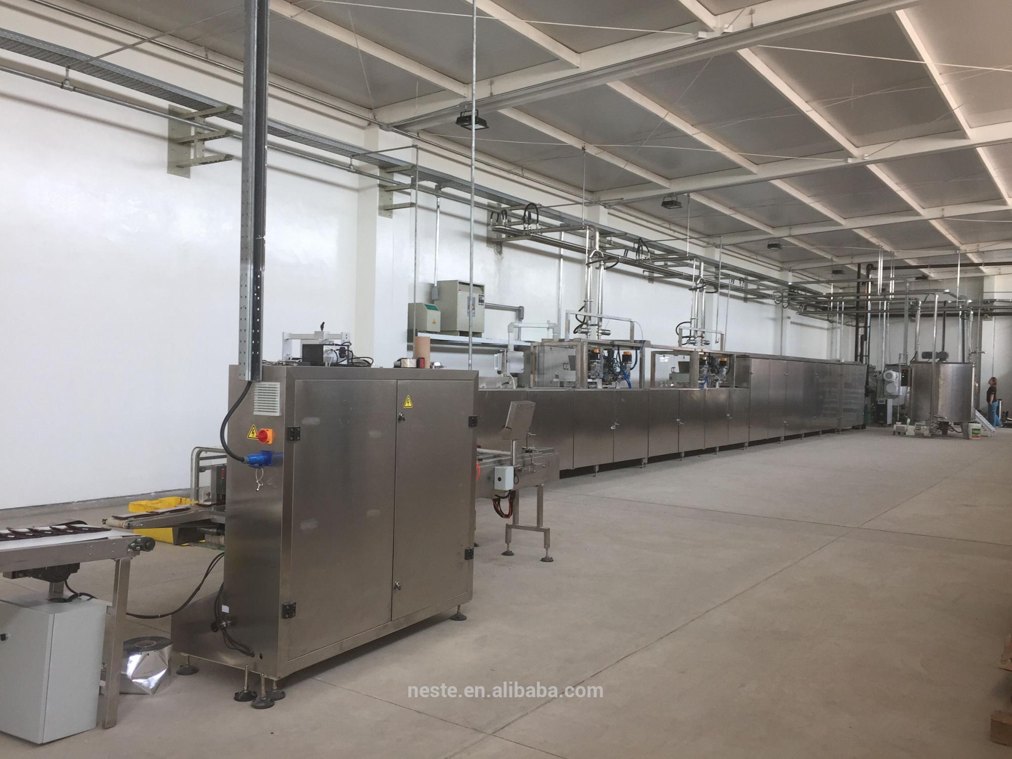 Chocolate pouring molding machine chocolate bar production line