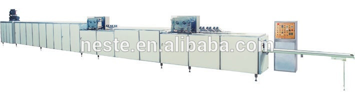 Chocolate Teeming Molding Line Chocolate Moulding Machine Cooling Tunnel For Bar