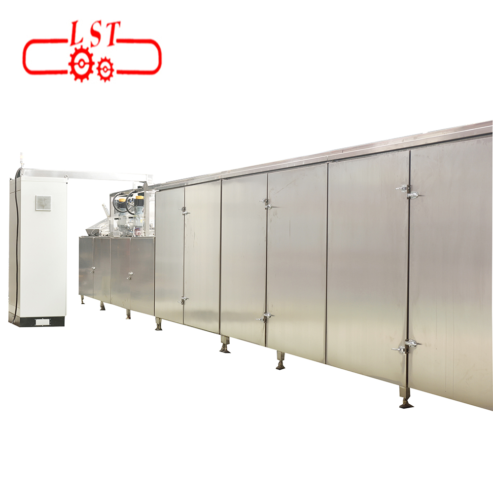 Professional factory supplied large capacity core filled snacks chocolate machinery for sale