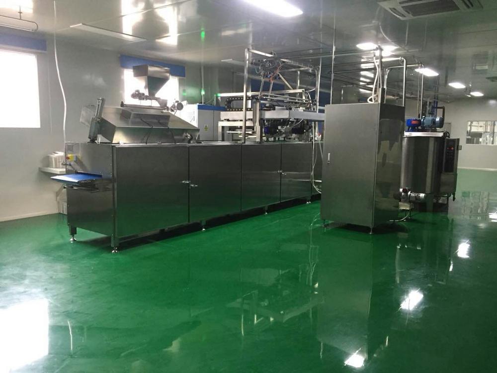 Automatic chocolate deposit production lines chocolate bar making machine