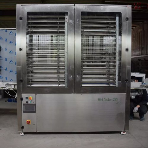 LST small vertical cooling tunnel 275mm mini chocolate molding cooling machine vertical cooler for food factory