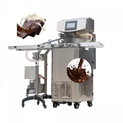 Small Capacity Chocolate Tempering Machine For Natural Cocoa Butter Chocolate Covering Machine