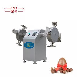 Small Automatic And Easy to Operate Hollow Egg Chocolate Shell Spinning Machine 8 Moulds/16 Moulds