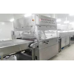 New Chocolate covering machine enrobering production line chocolate Cookies making line with customize cooling tunnels candy coat